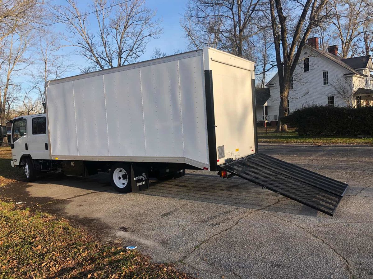 Landscape Enclosed Dovetail Aluminum (18') Complete Truck Bodies