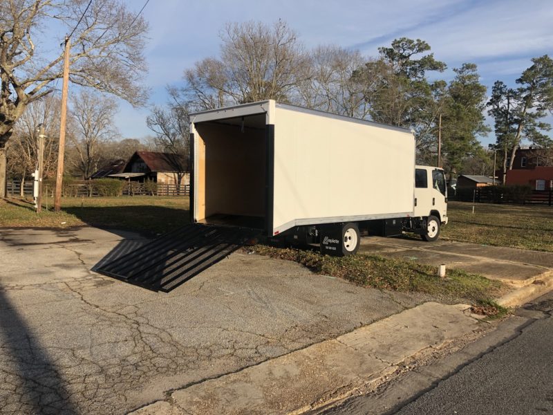 Enclosed Dovetail Aluminum Complete Truck Bodies