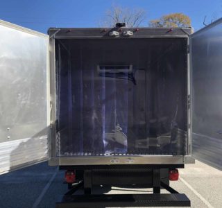 LW Insulated Body, Full opening triple seal rear triple seal doors with vinyl strip curtain