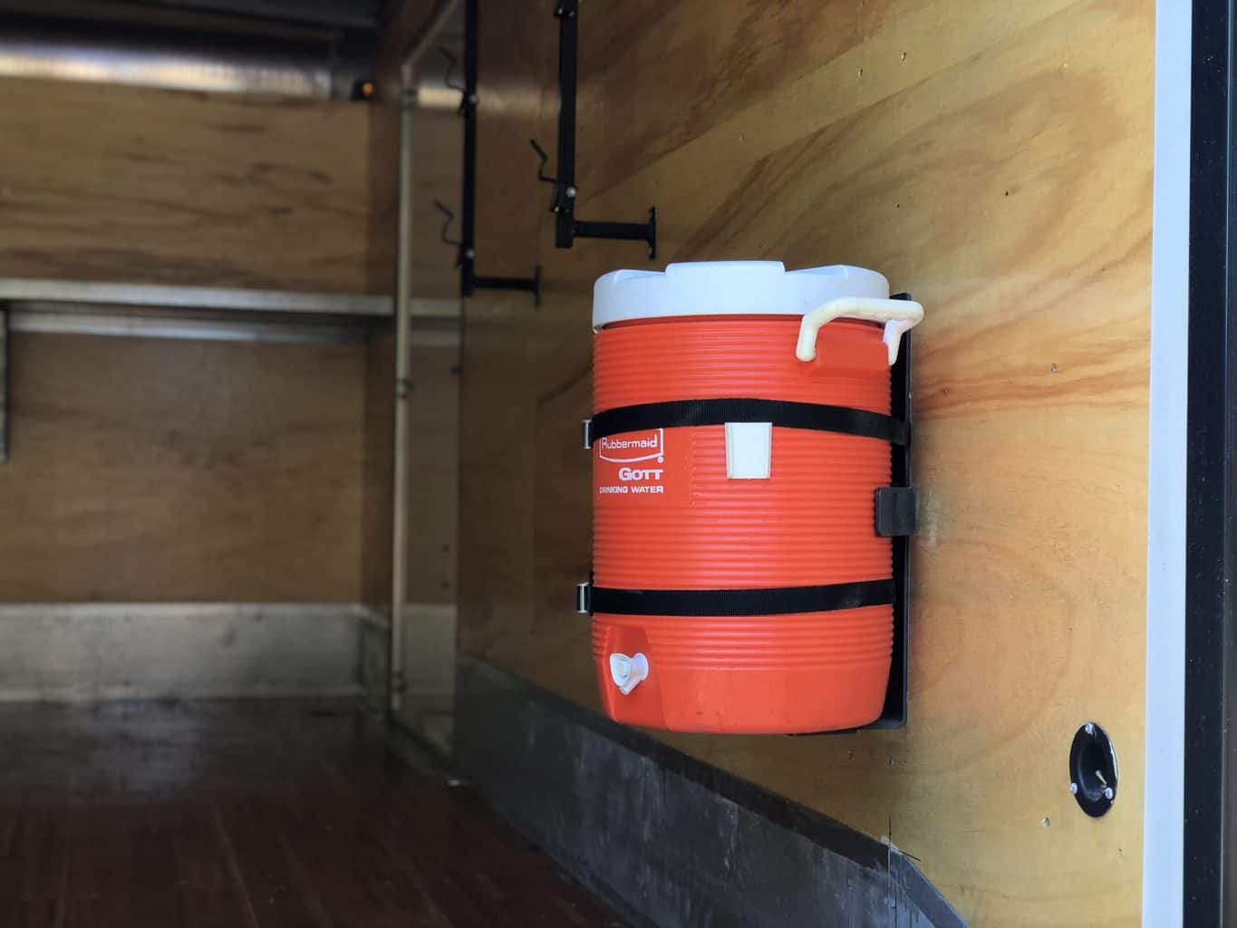 (1) Water Cooler Cask Holder/Rack Complete Truck Bodies