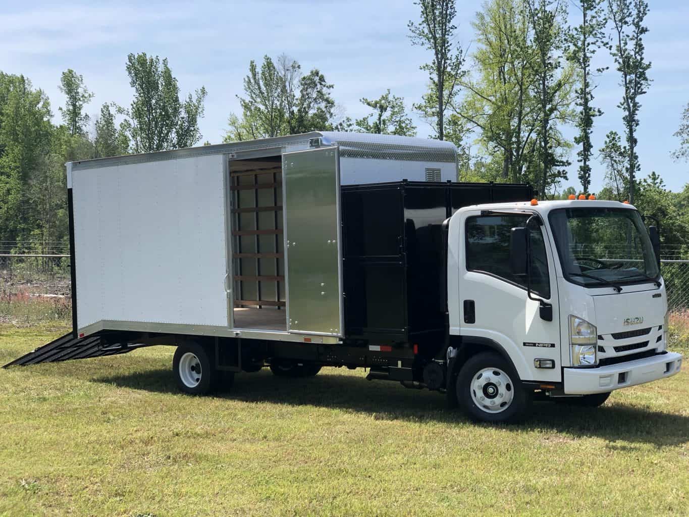 Standard width 36" Wide Swing Door Complete Truck Bodies
