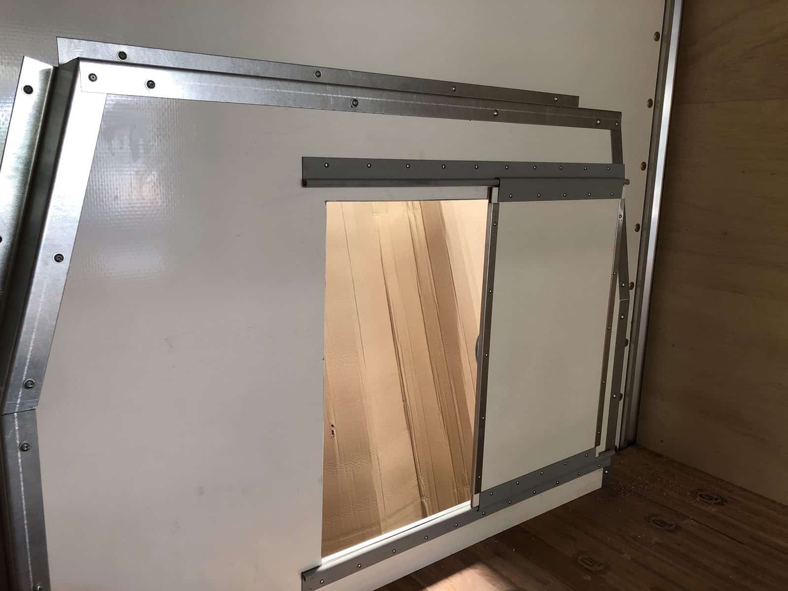 Cab Access Door (with doorstop and vinyl bottom guide) Complete Truck